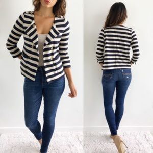 J. Crew Merriweather Stripe Jacket